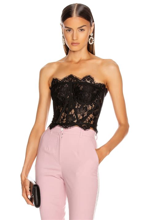 bustier dolce gabbana|dolce and gabbana lace top.